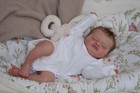 Sleeping Reborn Baby Dolls Toddler Realistic Newborn Cloth Body Lifelike Toy 20 