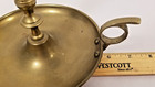Lot Of 4 Vintage Brass Candlesticks  1 Finger Loop Candle Holder
