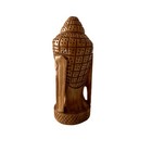 Hand Carved Asian Buddha Statue Figurine Statue Bust Solid Wood Excellent