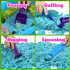 Axolotl Sensory Bin axolotl Sensory Toys With Play Sand For Toddlers Boys And   