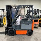2019 Toyota 8fbcu25 5000lb Used Forklift Triple Mast Sideshift 7767 Hours