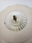 Vintage 14  Art Deco Round Pink Frosted Glass Ceiling Light Shade Floral