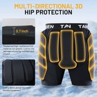 Tanden Padded Shorts Hip Impact Shorts Tailbone Protector Pad For Snowboardin   