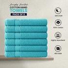 Bath Towels Turquoise Blue - 3 Pack   27    X 54        600 Gsm Ultra Soft   Quick Dry