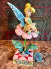 Disney Traditions Enesco Jim Shore Tinkerbell  sitting Pretty  Perfect 4007913