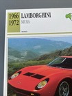 Lamborghini Miura Performance Auto 1966-72 Sports Car Italy Ephemera Litho Photo