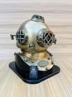 Brass Antique Diving Divers Helmet Marine Deep Scuba Base Markv Us Navy Vintage