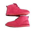 Sz 9 Ugg Neumel Men   s Chukka Boots Suede Red 3236 Very Warm And Casual 