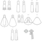 Sewing Pattern 11 1 2  Fashion Doll Clothes Fit Barbie Audrey Hepburn Dress 3156