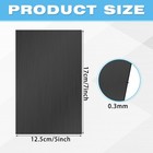 Therwen 40 Pcs 5x7 Aluminum Roof Flashing Metal Weatherproofing Sheets Black