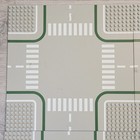 Lego 32 X 32 Road Baseplate Lot - 6 Vintage Light Gray Classic Building Plates