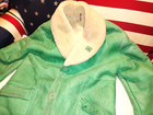 Vintage Atomic Green Shearling Coat Guaranteed Original Winter Skiing Jacket Htf