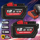 Battery For Milwaukee For M18 18v 8 0ah 12 0ah Extended Lithium 48-11-1880