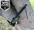 Throwing Axe Black Tomahawk Battle Hatchet Hunting Survival Full Tang 15 