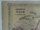 Johnson s Asia Hand Colored Map Hindoostan Persia Siam Birmah Japan 1865 B15