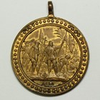 1893 World s Columbian Expo Souvenir Token - Eagle   Landing Scene - Eglit-242