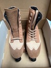Sure Grip Oxford Brown Blazer Suede Roller Skates Size 8 Fits Womens 9-9 5