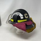 Vintage Racine Fire Dept Firefighter Helmet Cairns Chiefs Aid Lieutenant