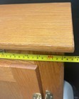 Vintage Oak Wood Olde Tyme Ice Box Chest Cabinetnightstand End Table  Bar Decor
