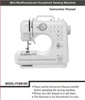 Electric Sewing Machine Portable Crafting Mending Machine 12 Built-in Stitches