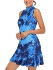 Cucuchy Womens Golf Tennis Dress Sleeveless Athletic Sports Small Royal Blue