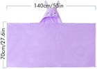 Toddler Hooded Bath Towel Ultra Soft Towel Highly Absorbent Bathrobe Blanket    