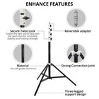 Flashpoint Pro Heavy-duty Air-cushioned Light Stand  white  9 5  