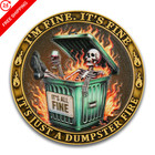Dual-sided Zinc Alloy Challenge Coin  1 574in  3d A023-ljt  Color A     1 Pack