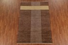Geometric Modern Gabbeh Oriental 6 x8  Area Rug Hand-knotted Contemporary Carpet