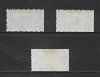 Fiji Scott 114 - 116 Used Set  - 1937 King George Vi Coronation Issue