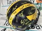 2023 Michigan Wolverines National Champs Team Signed Helmet Full Size Beckett 