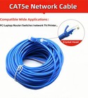 10m Computer router Cat5e Ethernet Patch Cord Cable Network Lan  Rj-45 Blue