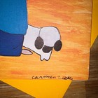 Carmen Wells Peace Girl With Bird Family Friend Greeting Card With Envelope