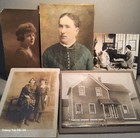 Lot Of 5 - Miscellaneous Portraits   Photographs b   W   Colored   -3