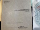 Rand Corp Satellite Ground Track Slide Rule - Complete Package