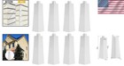 Elegant Aluminum Corner Caps - 8 Inch White Trim For Versatile Siding Protection