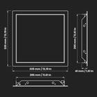 Repa Market 12x12 Inch Access Panel For Drywall - Anthracite Galvanized Steel