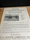 1919 Vintage 7 5x10 Print Ad For Fc Austin Co Combination Dragline Boom skimmer