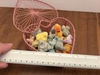 Vtg Lot Of 26 Mini Flocked Figurines 1    Fuzzy Miniature Bunnies  Chicks Bears