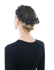  Catholic Church Small Circle Round Head Covering Floral Lace Mantilla Black