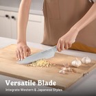 Flambo 8 Inch Chef Knife -premium German Steel Kitchen Knives Precision 15   Edge