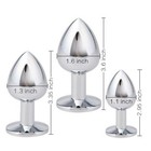 Butt Anal Plug Dildo Stainless Steel Round Butt Plug Same Day Shipping