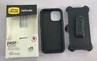 New Otterbox Defender Series Case With Holster For Iphone 13 Pro Max Only Black