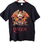 Queen Vintage Black T-shirt Unisex Size Large Port   Company Tag