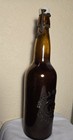 Antique Brown Buffalo Brewing Co Bottle With Lid  12  Tall  Sacramento Ca