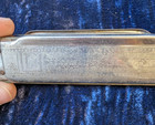 Vintage Harmonica Hohner Blues Harp Made In Germany Silver Tone Metal 4 Inch