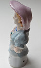 Vintage Porcelain Pin Cushion Half Doll Marked Made In Japan