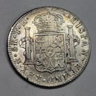 1809 Mexico Silver 8 Reales Ferdinand Vii Armored Bust Mo Graffiti Au  k64