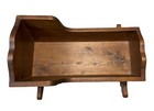 Vintage Wooden Rocking Baby Doll Bed Cradle Rocker 20 Inch Long Handmade