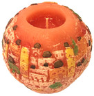 Vintage Judaica Jerusalem Holy Land Jewish Sabbath Candle Judaism Israel Hebrew